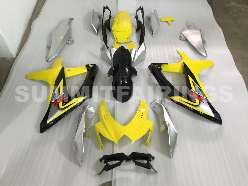 Fairings For Suzuki - GSXR600-750 K8 2008-2010 Yellow