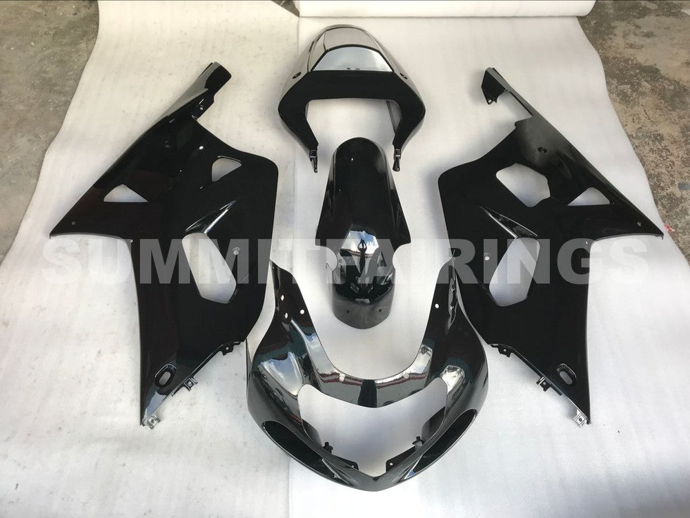 Fairings For Suzuki GSXR 750 Black GSXR (2001-2003)