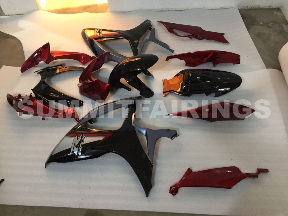 Fairings For Suzuki GSXR 600 750 Red Silver Black GSXR (2006-2007)