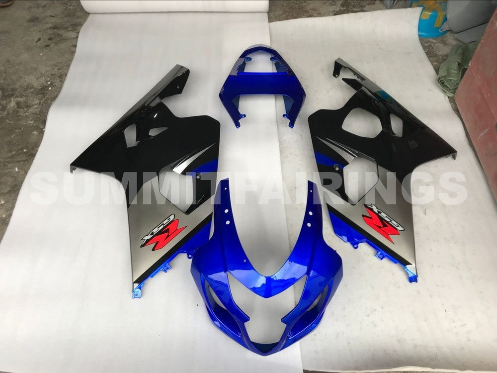 Fairings For Suzuki - GSXR600-750 K4 04-05 Black and Blue