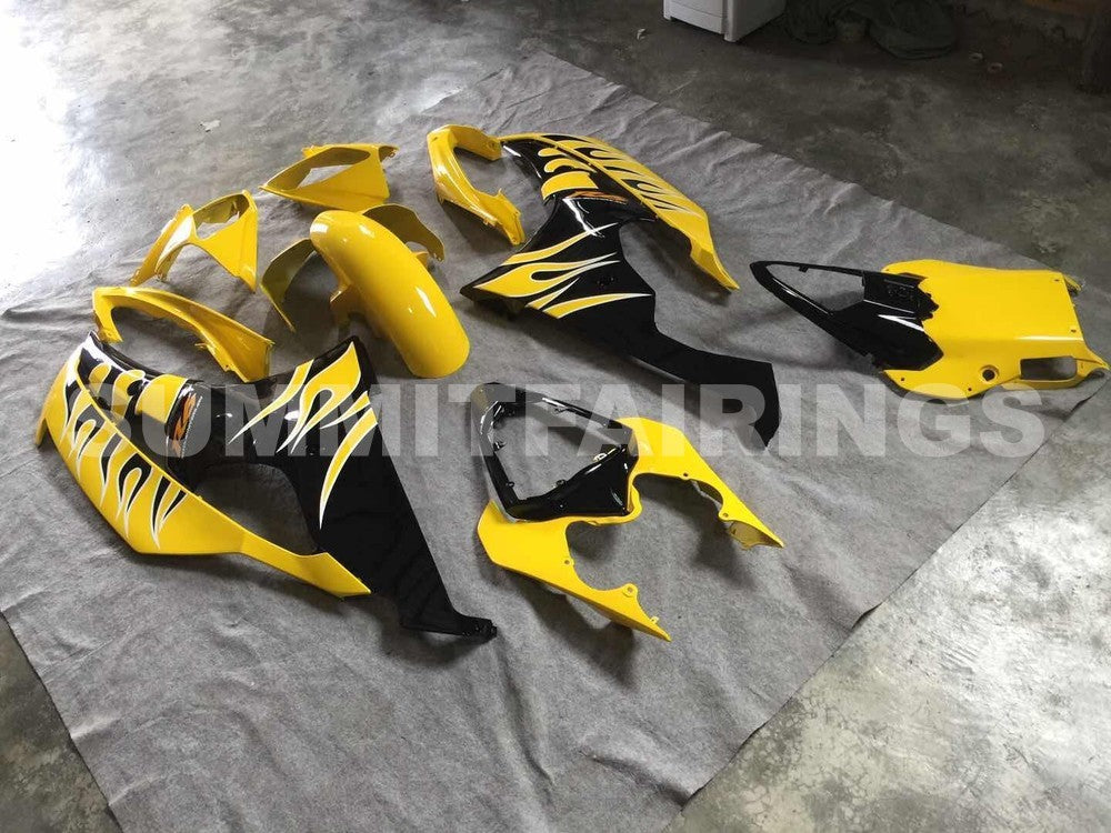 2008-2012 Fairings For Yamaha YZF-R6 Yellow & Black Flame R6