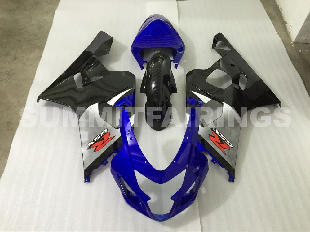 Fairings For Suzuki - GSXR600-750 K4 04-05 Black and Blue