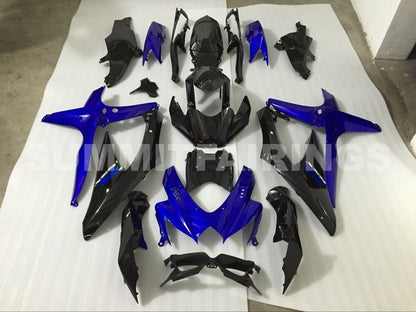 Fairings For Suzuki GSXR 600 750 Blue Black GSXR (2008-2009-2010)