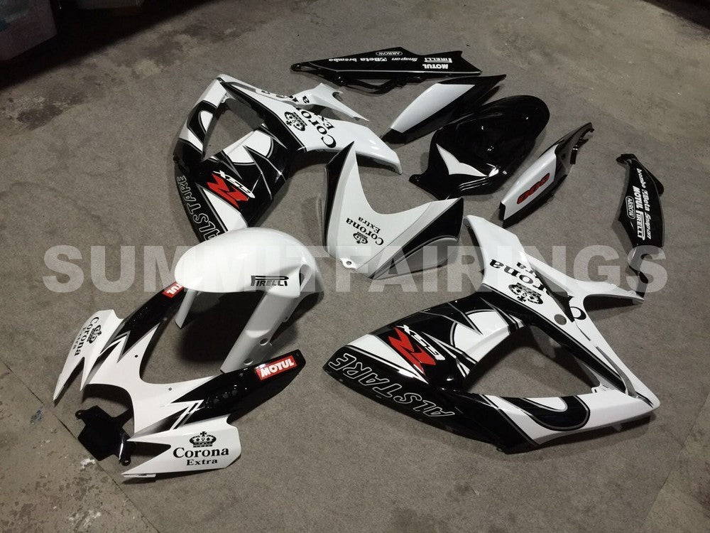 Fairings For Suzuki GSXR 600 750 (2006-2007) Black White