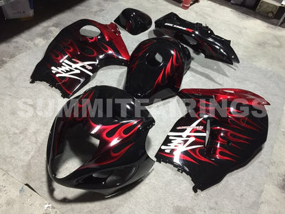 Fairings For Suzuki - GSXR1300 Hayabusa 1996-2007 Red Flame