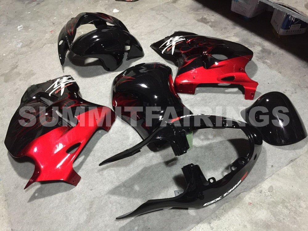 Fairings For Suzuki - GSXR1300 Hayabusa 1996-2007 Red Flame