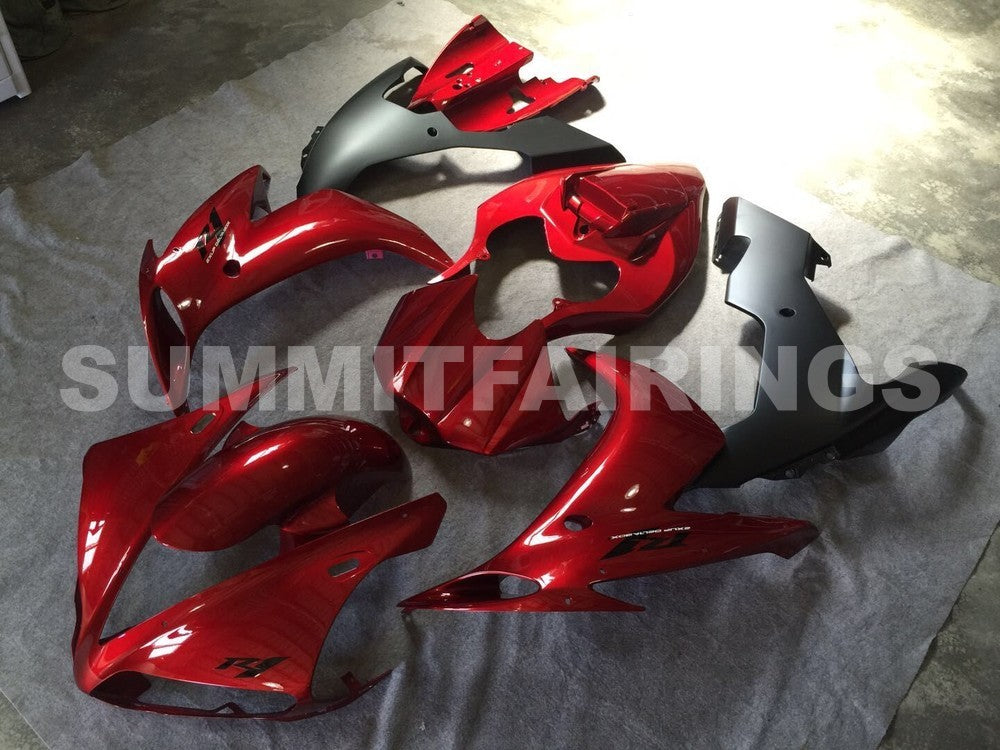Fairings For Yamaha - YZF1000 R1 04-06 Red Black