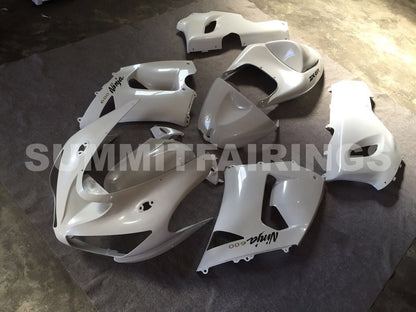 Fairings For Kawasaki ZX6R 636 Pure White ZX6R Ninja (2005-2006)