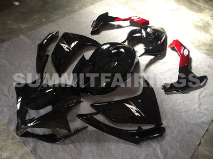 Fairings For Yamaha - YZF1000 R1 07-08 Black Red