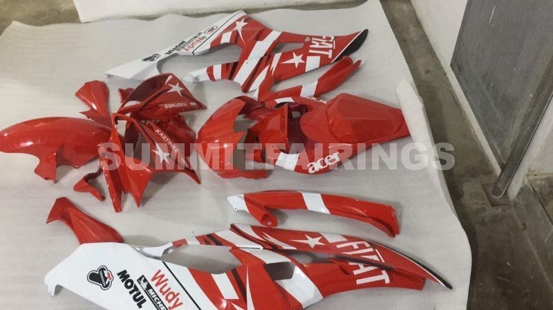 Fairings For Yamaha YZF-R6 Red White Star FIAT R6 (2006-2007)