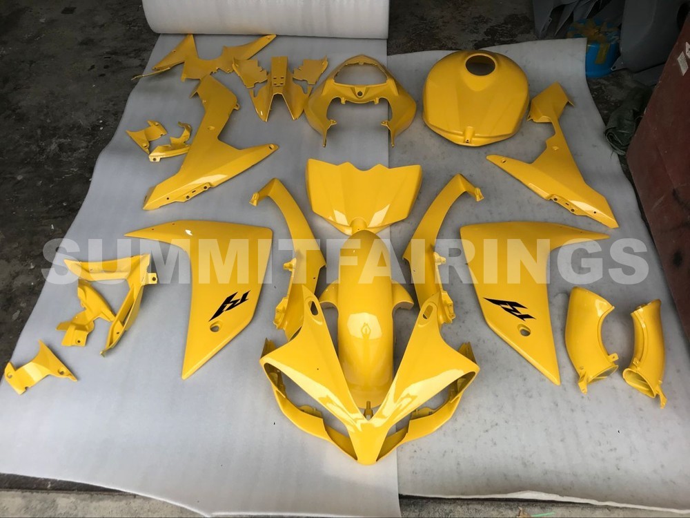 Fairings For Yamaha - YZF1000 R1 07-08 All Yellow