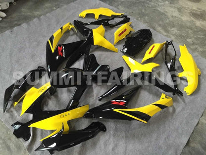 Fairings For Suzuki GSXR 600 750 Black & Yellow GSXR (2008-2009-2010)