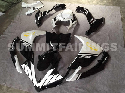 Fairings For Yamaha - YZF1000 R1 07-08 Black White