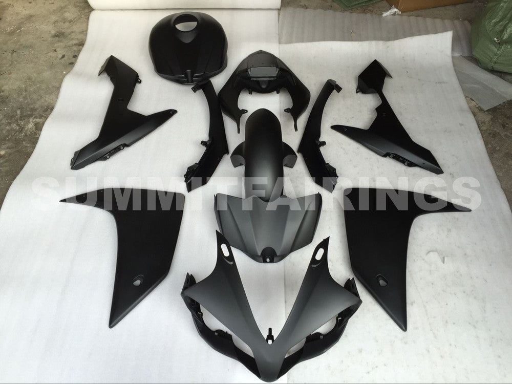 Fairings For Yamaha YZF-R1 Black Matte & Gold R1 (2007-2008)