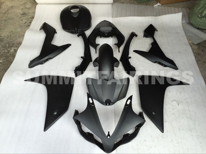 Fairings For Yamaha YZF-R1 Black Matte & Gold R1 (2007-2008)