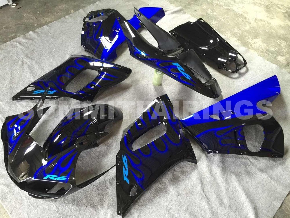 Fairings For Yamaha - YZF-600 R6 1998-2002 Blue Flame