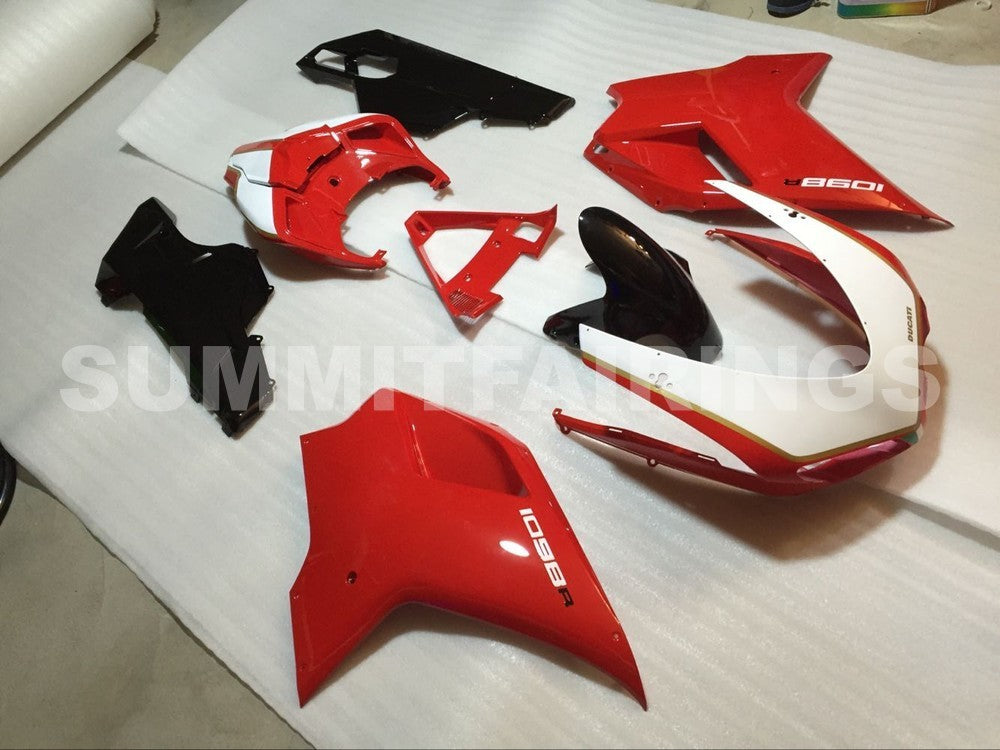 Fairings For Ducati 1098 1198 848 Red White Center 1098 (2007-2011)