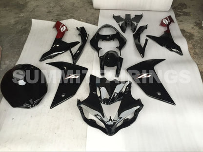 Fairings For Yamaha - YZF1000 R1 07-08 Black Red