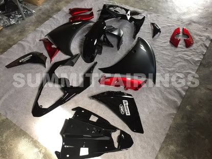 Fairings For Yamaha R1, 2009-2012 - Matte Black Gloss Black