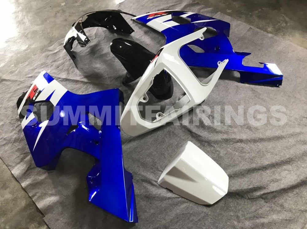 Fairings For Suzuki GSXR 600 750 Blue White Black GSXR (2004-2005)