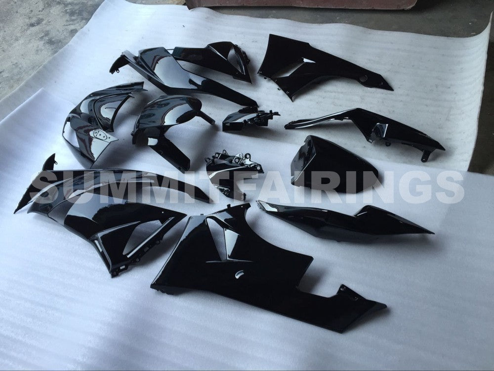 2009-2012 Fairings For Kawasaki ZX6R ZX636 All Black Ninja