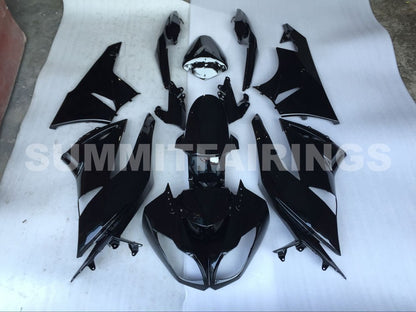 2009-2012 Fairings For Kawasaki ZX6R ZX636 All Black Ninja