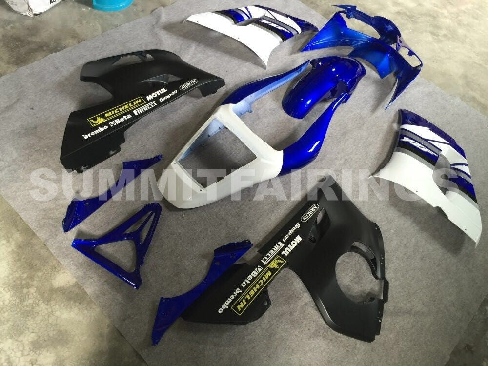 Fairings For Yamaha - YZF-600 R6 1998-2002 Blue White and Black