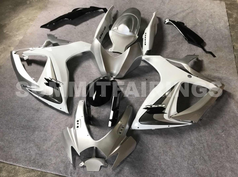 Fairings For Suzuki - GSXR600-750 K6 06-07 White Silver