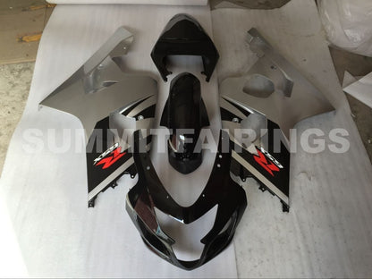 Fairings For Suzuki GSXR 600 750 Black Silver GSXR (2004-2005)