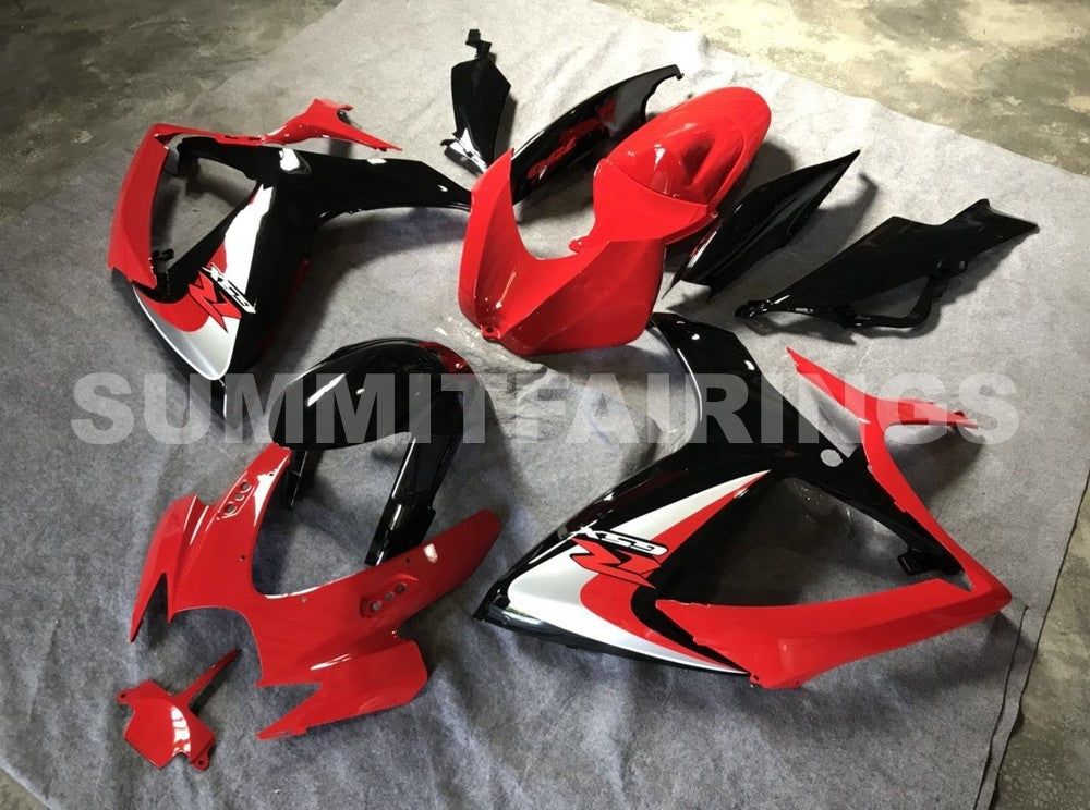 Fairings For Suzuki - GSXR600-750 K6 06-07 Red Black