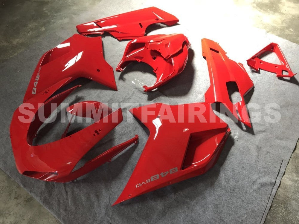 Fairings For Ducati 1098 1198 848 (2007-2011) Black White & Red