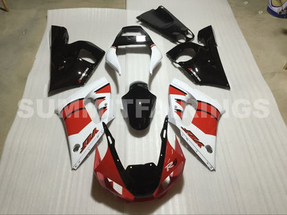 Fairings For Yamaha - YZF-600 R6 1998-2002 Red White & Black