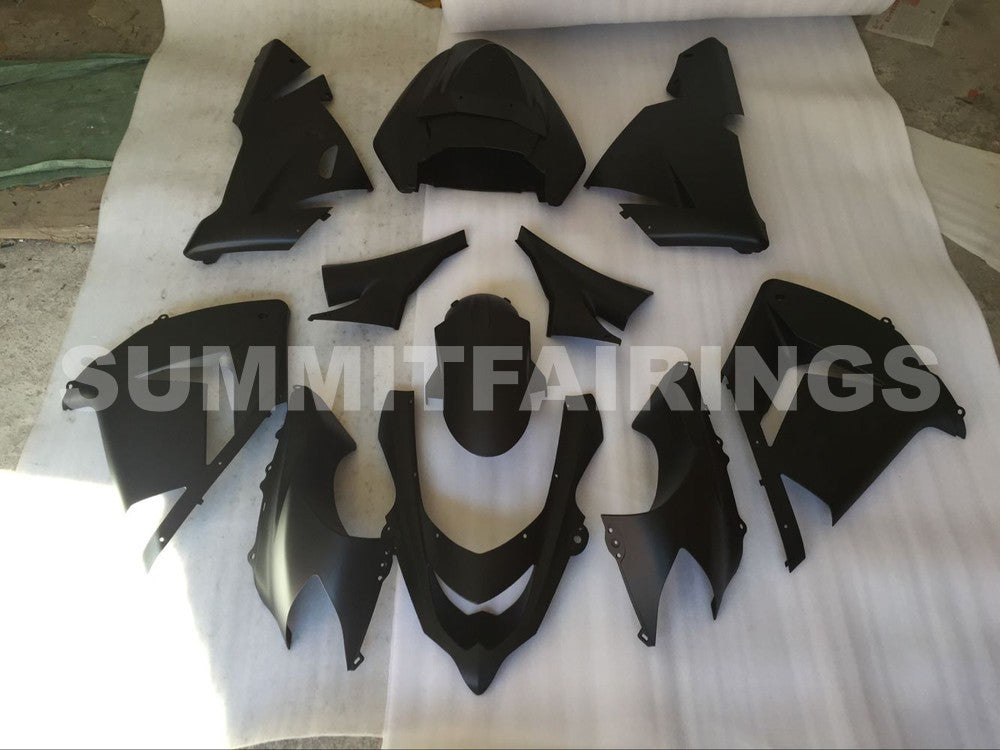 Fairings For Kawasaki ZX 10R Black Matte Ninja (2004-2005)