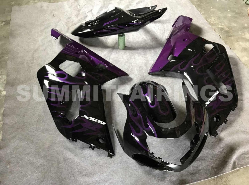 Fairings For Suzuki - GSXR600-750 K1 2001-2003 Flame Purple