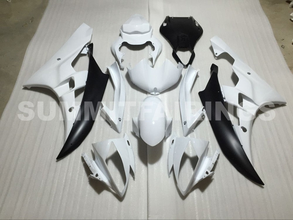 Fairings For Yamaha YZF-R6 White Black R6 (2006-2007)