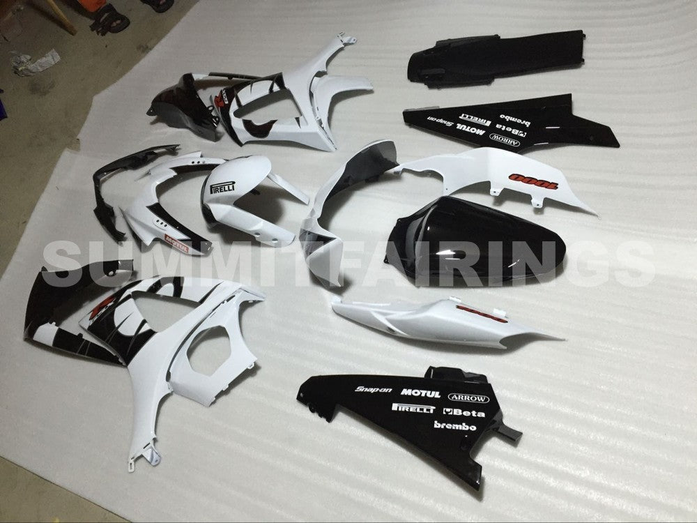 Fairings For Suzuki GSXR 1000 Black & White GSXR (2007-2008)