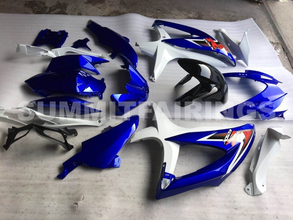 Fairings For Suzuki GSX-R600 / 750, 2008-2010 - Blue & White