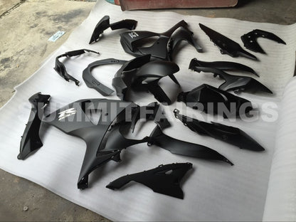 Fairings For Suzuki - GSXR1000 K9 09-16 Matt Blcak & Silvery Decals