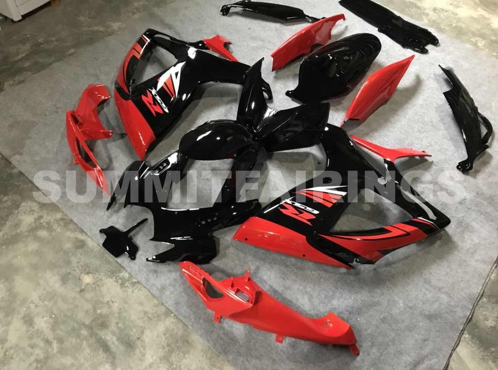 Fairings For Suzuki GSXR 600 750 Black & Red GSXR (2006-2007)