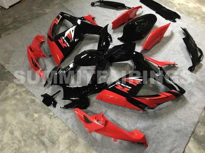 Fairings For Suzuki GSXR 600 750 Black & Red GSXR (2006-2007)