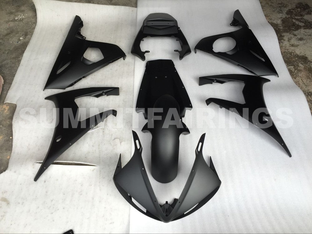 Fairings For Yamaha - YZF-600 R6 2005 Matt/Gloss Black