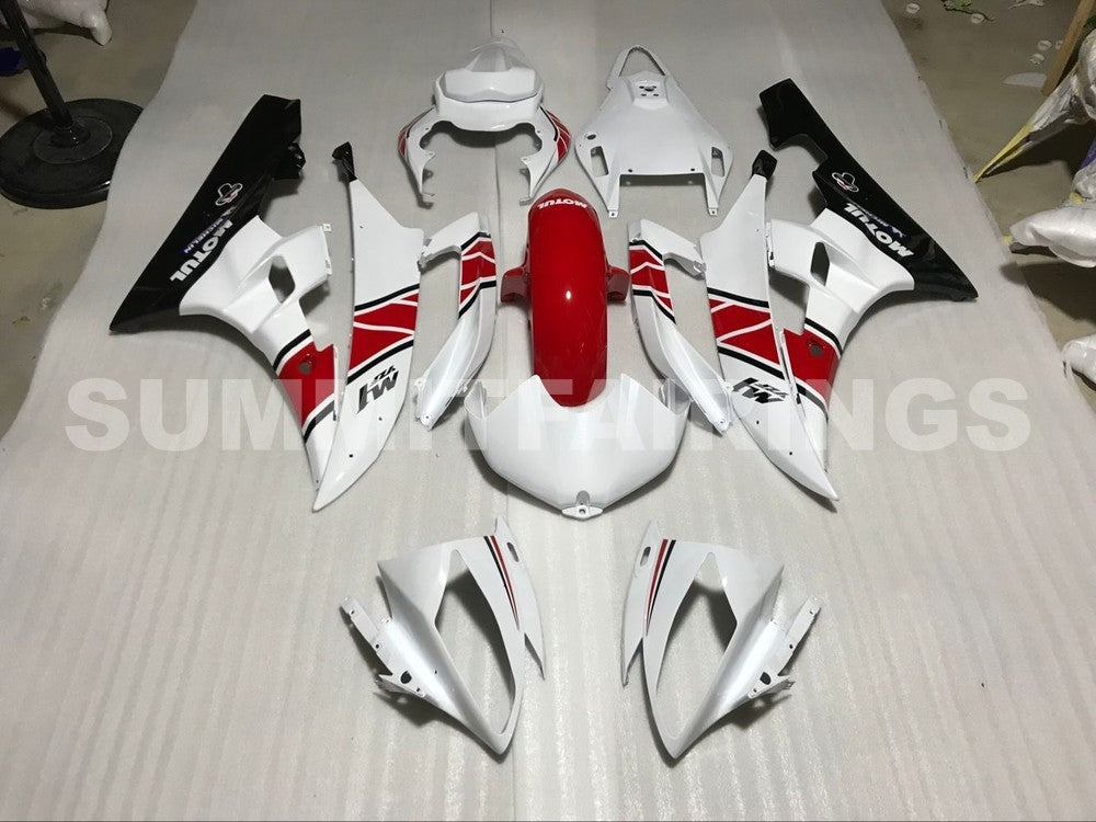 Fairings For Yamaha YZF-R6 White Red Black R6 (2006-2007)