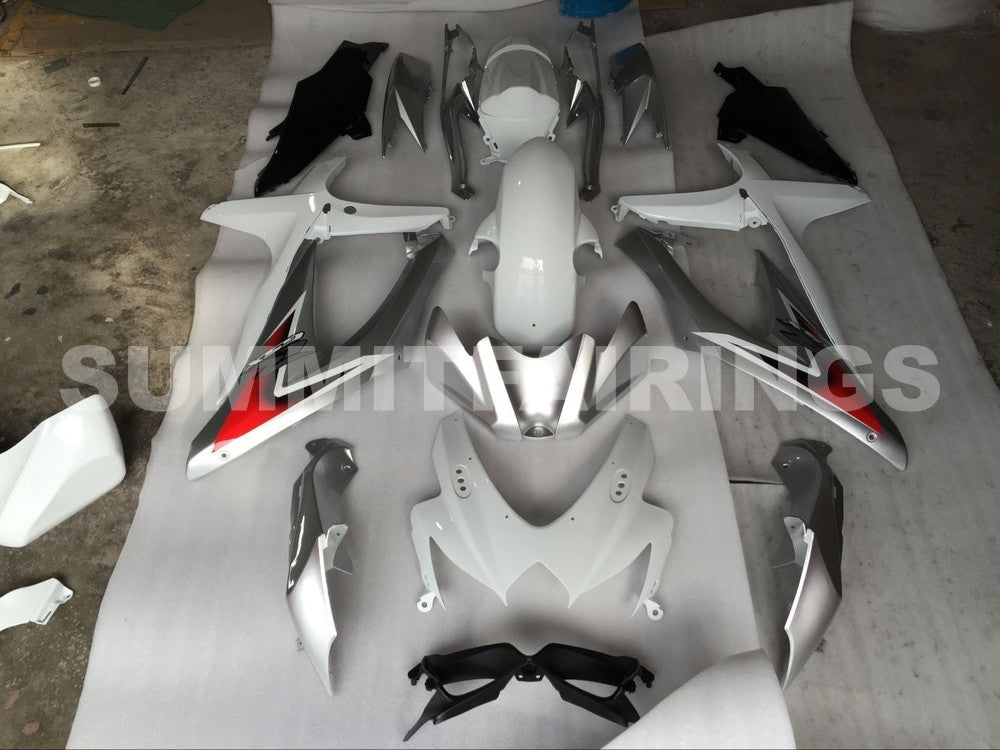 Fairings For Suzuki GSXR 600 750 (2008-2010) White Black Red