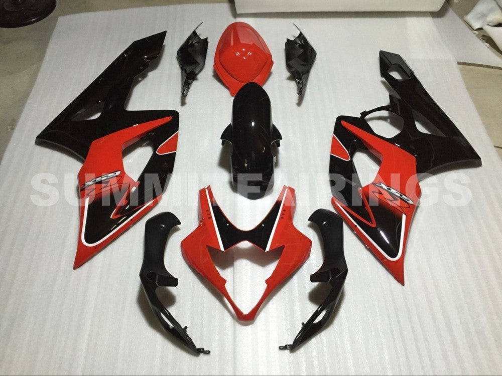 Fairings For Suzuki GSXR 1000 Black and Red GSXR (2005-2006)
