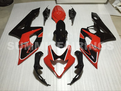 Fairings For Suzuki GSXR 1000 Black and Red GSXR (2005-2006)