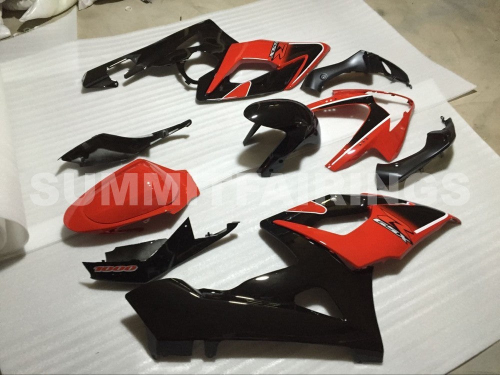 Fairings For Suzuki GSXR 1000 Black and Red GSXR (2005-2006)