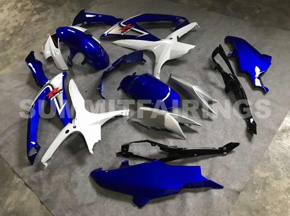 Fairings For Suzuki GSXR 600 750 White & Blue GSXR (2008-2009-2010)