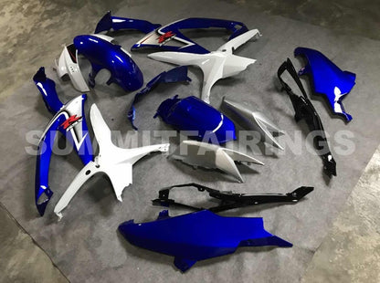 Fairings For Suzuki GSXR 600 750 White & Blue GSXR (2008-2009-2010)