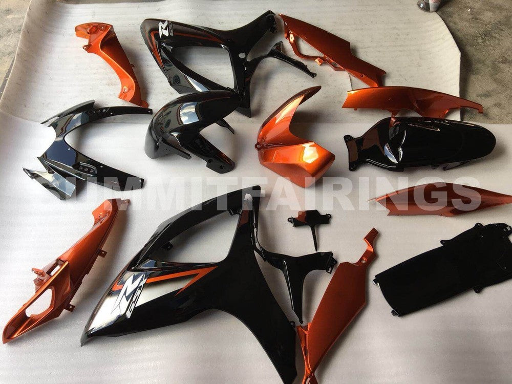 Fairings For Suzuki GSX-R600 / 750, 2006-2007 - Gloss Black & Orange