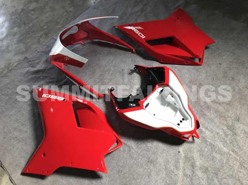 Fairings For Ducati 1098 1198 848 Red White Center 1098 (2007-2011)